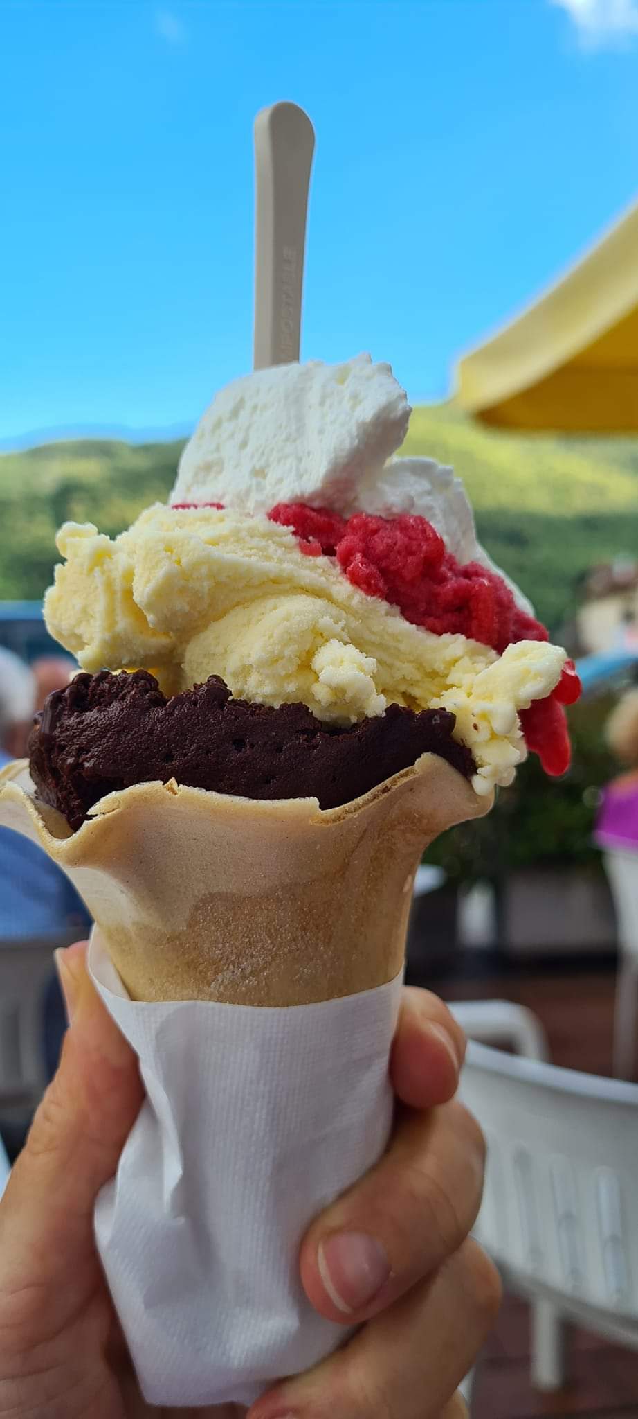 Il gelato della casa.