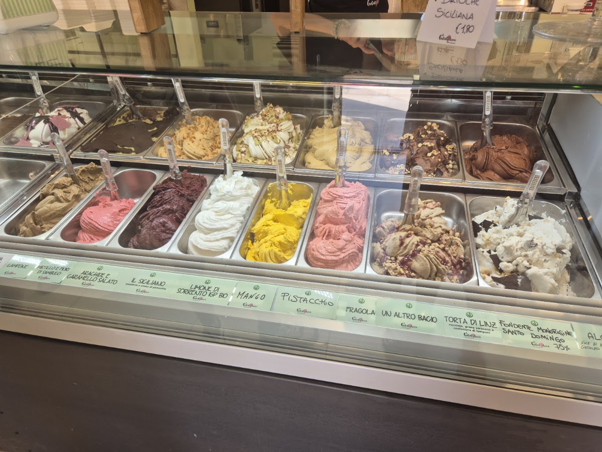 Il gelato servito.
