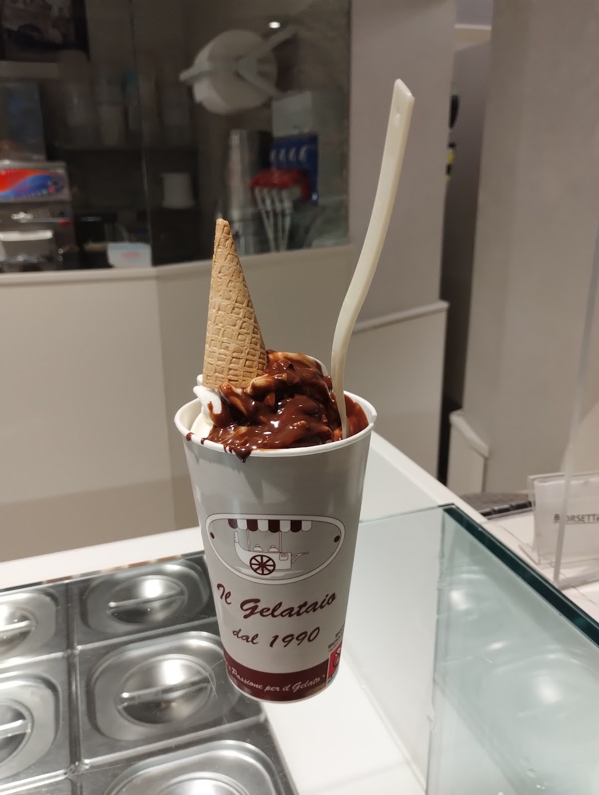 Il gelato della casa.