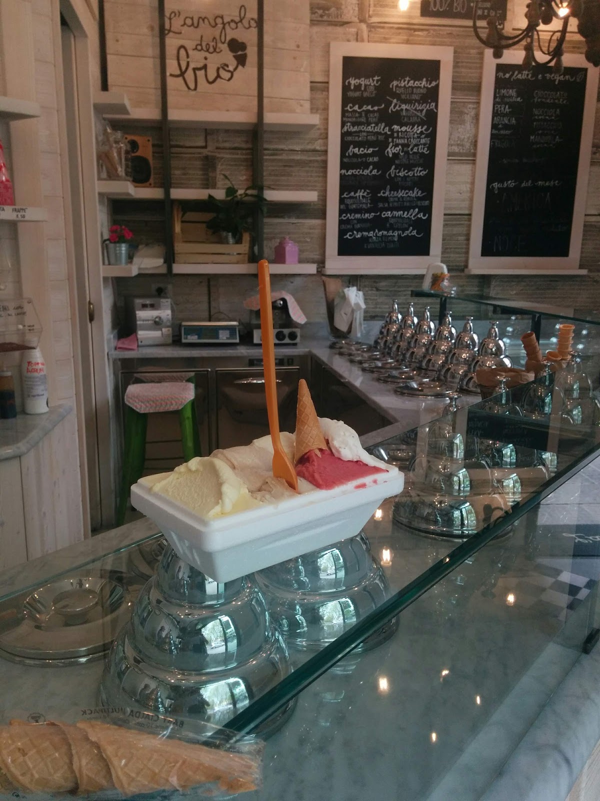 Il locale in servizio.
