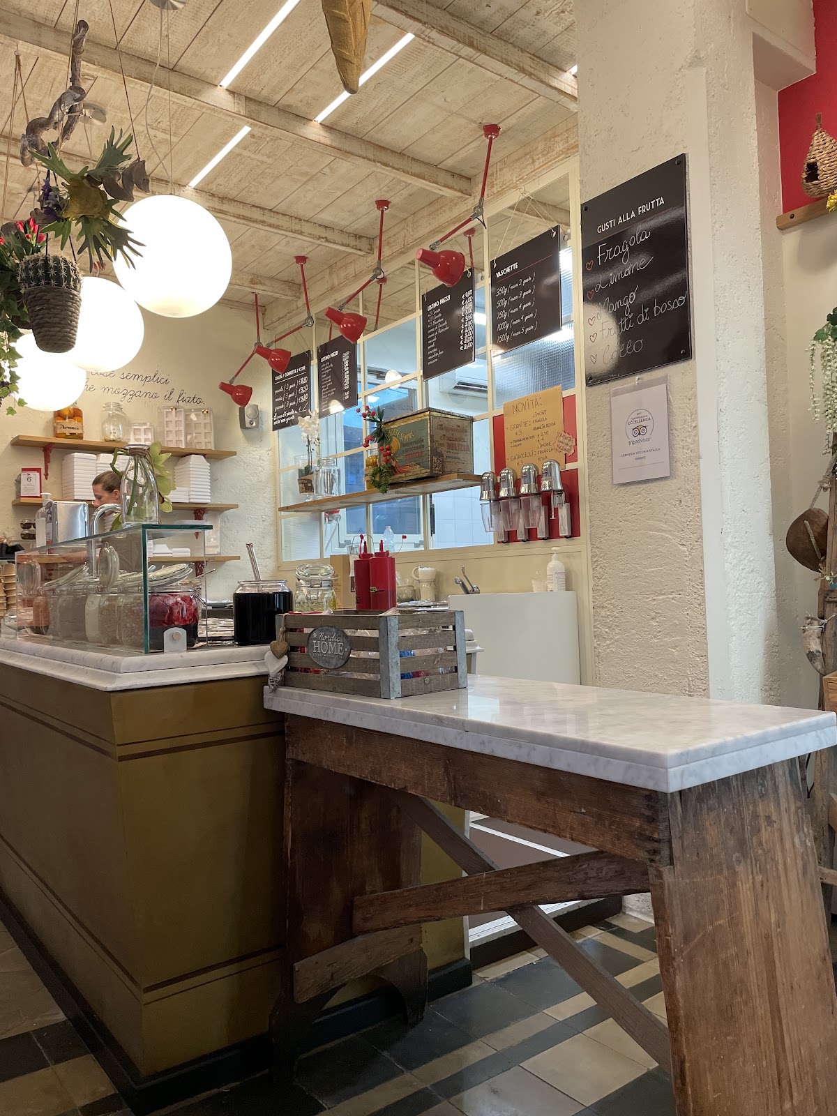 Il gelato della casa.