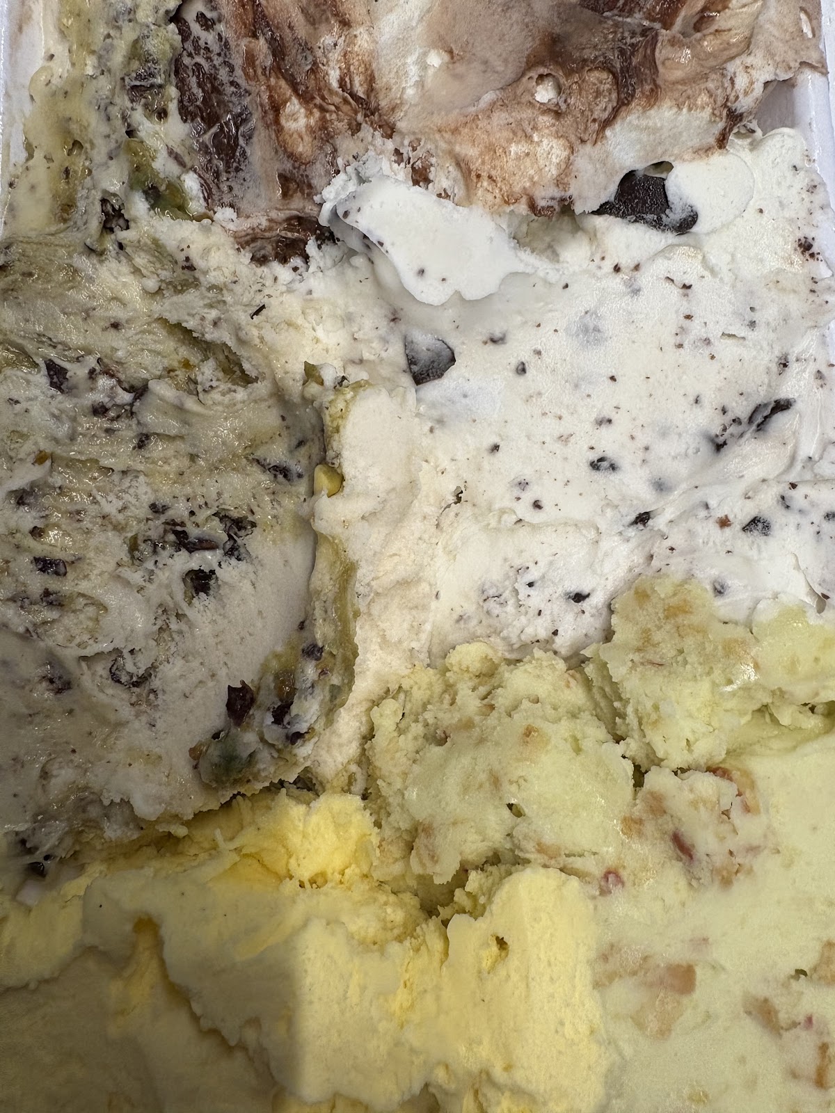 Il gelato servito.