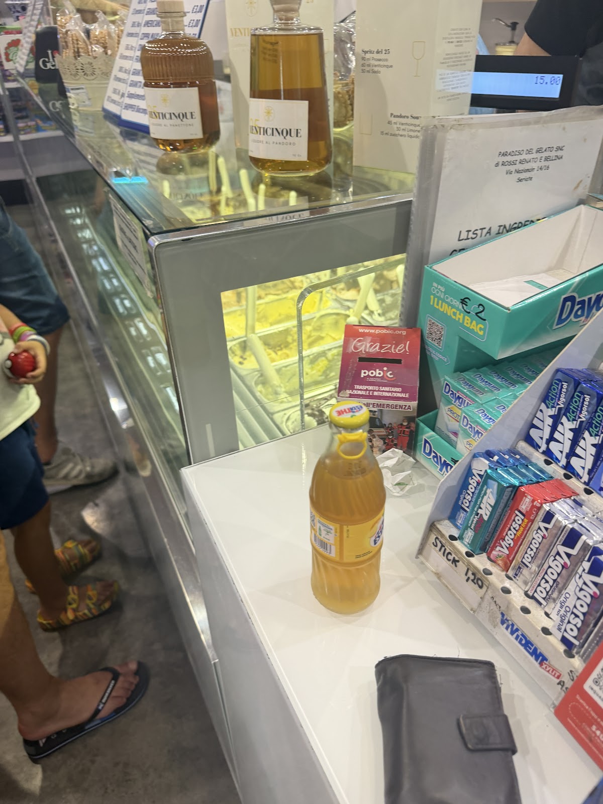 Il locale in servizio.
