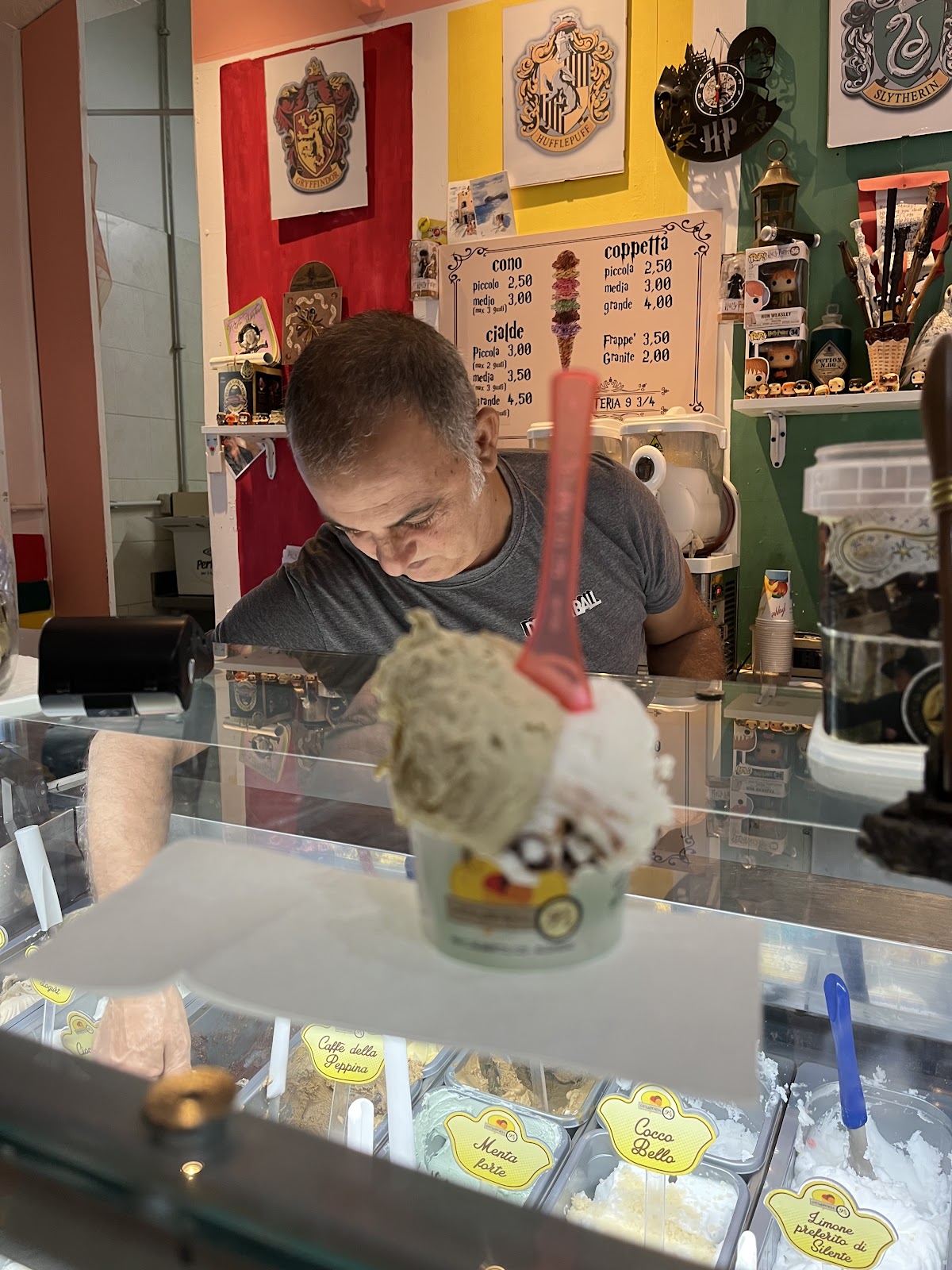 Il gelato della casa.