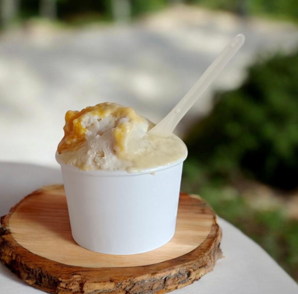 Il gelato servito.
