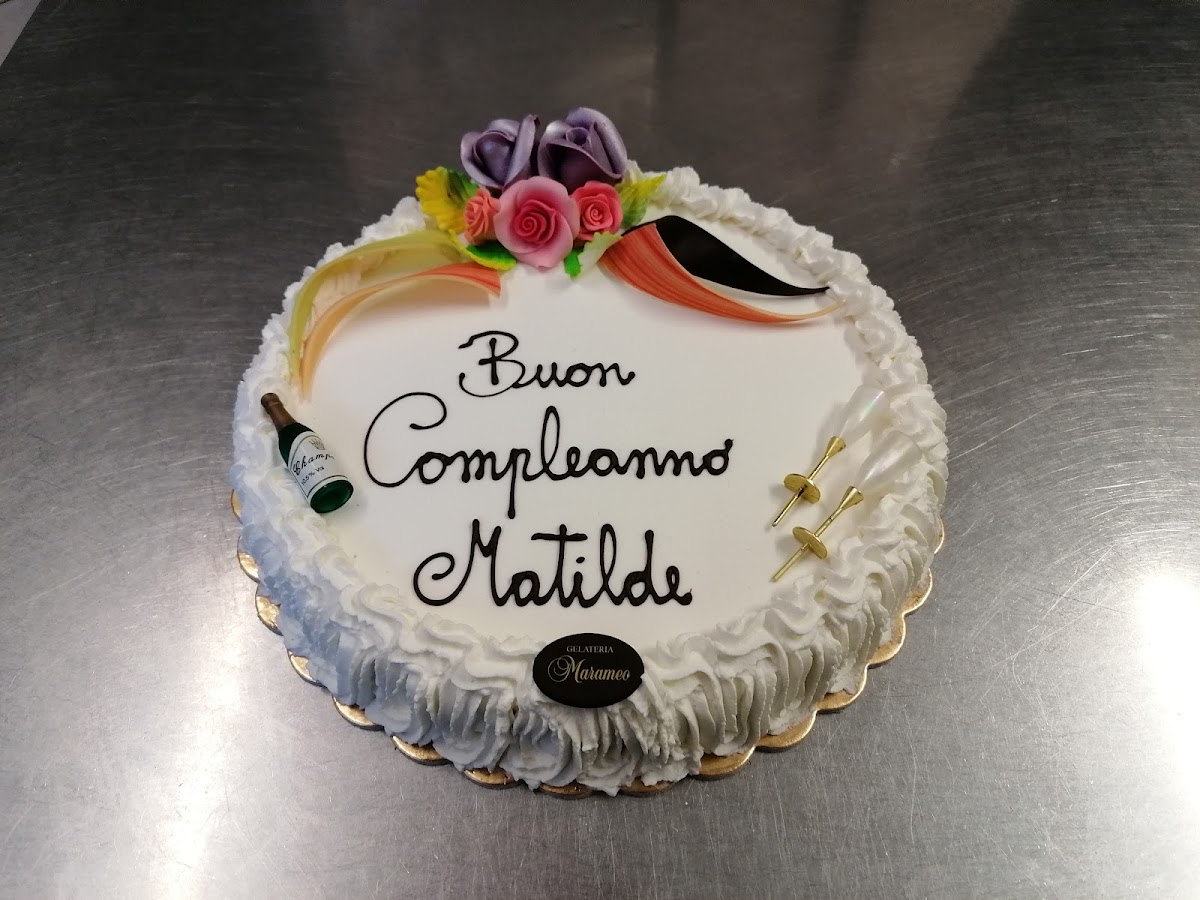 Un dettaglio della vetrina.