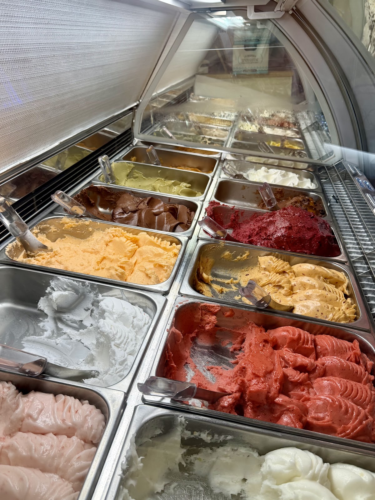 Il gelato servito.