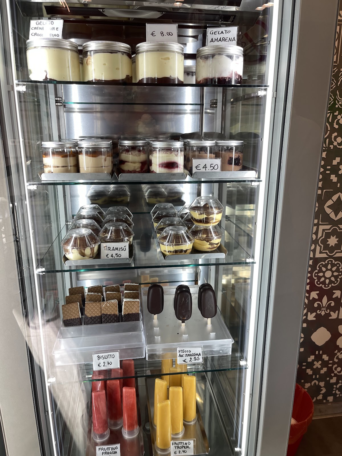 Il gelato della casa.