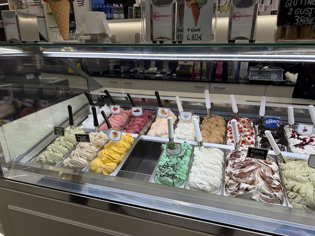 Il gelato servito.