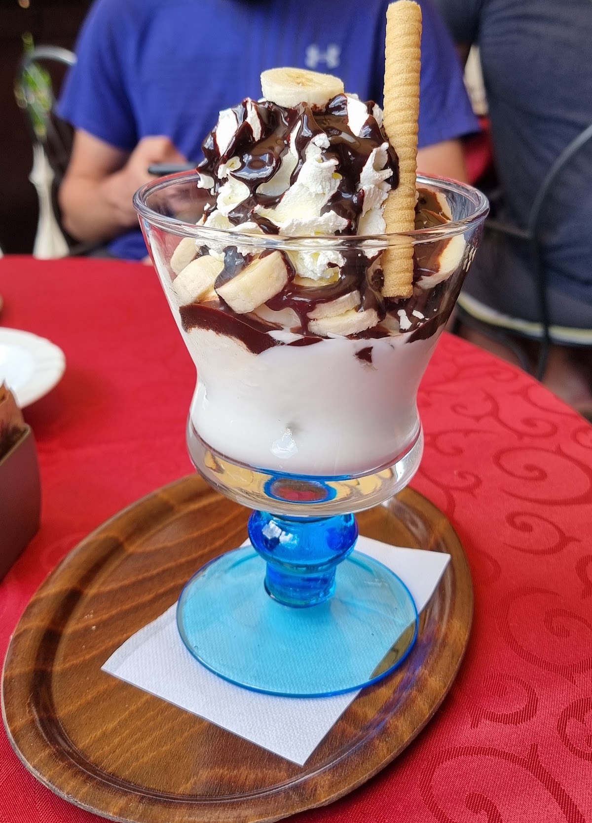 Il gelato servito.