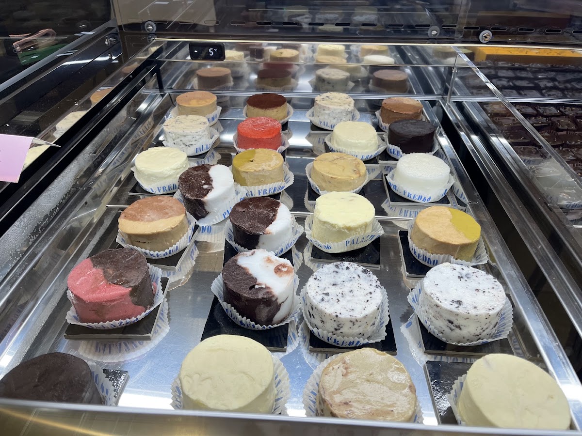 Il gelato servito.