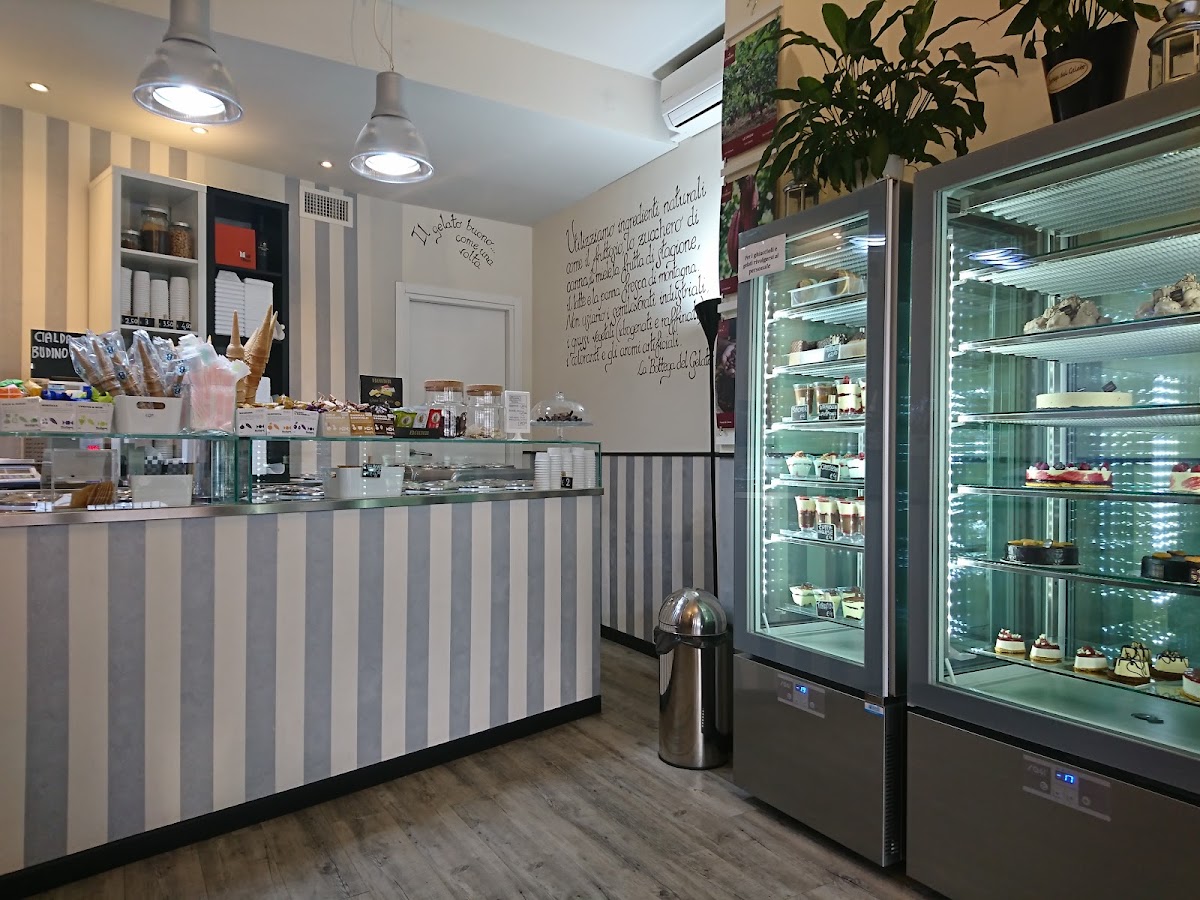 Il gelato servito.