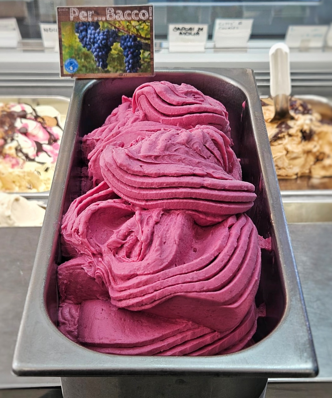 Il gelato servito.