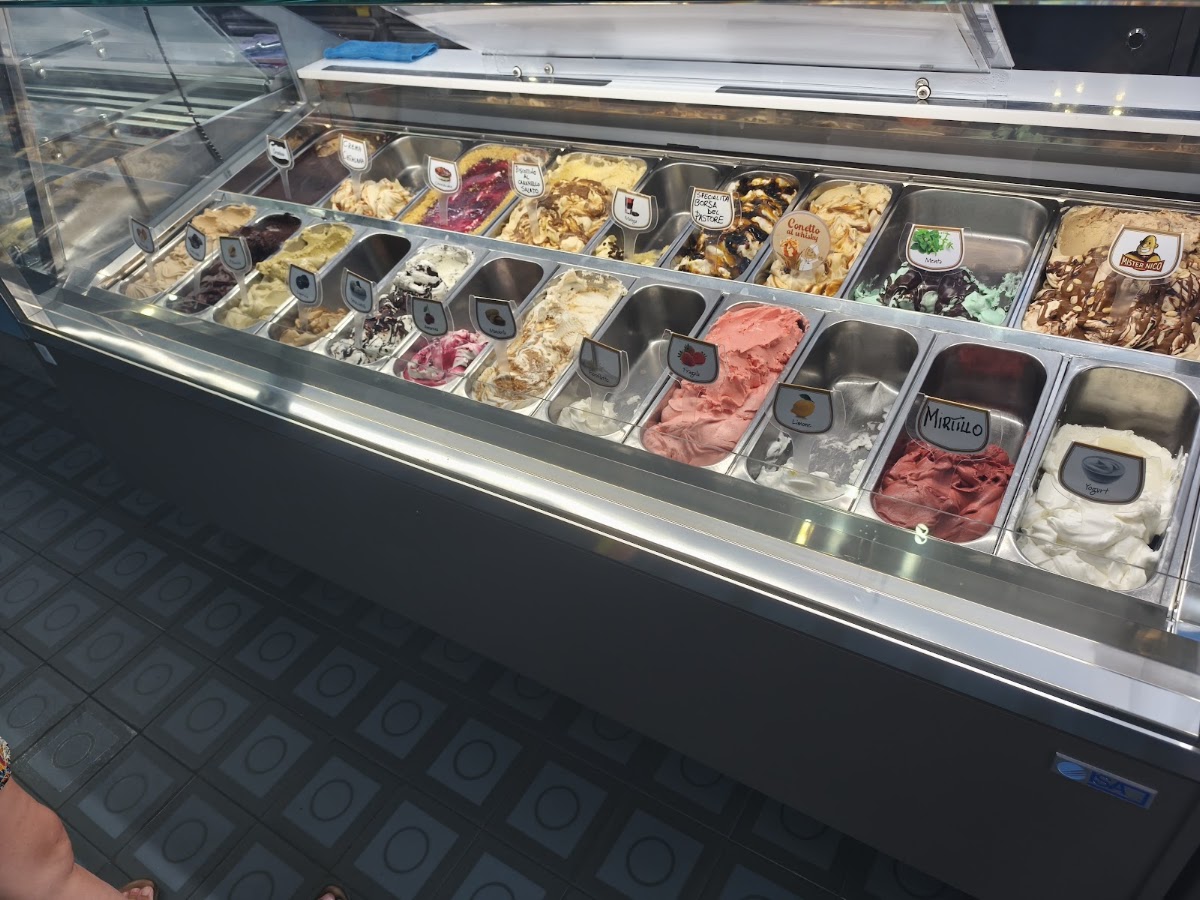 Il gelato servito.