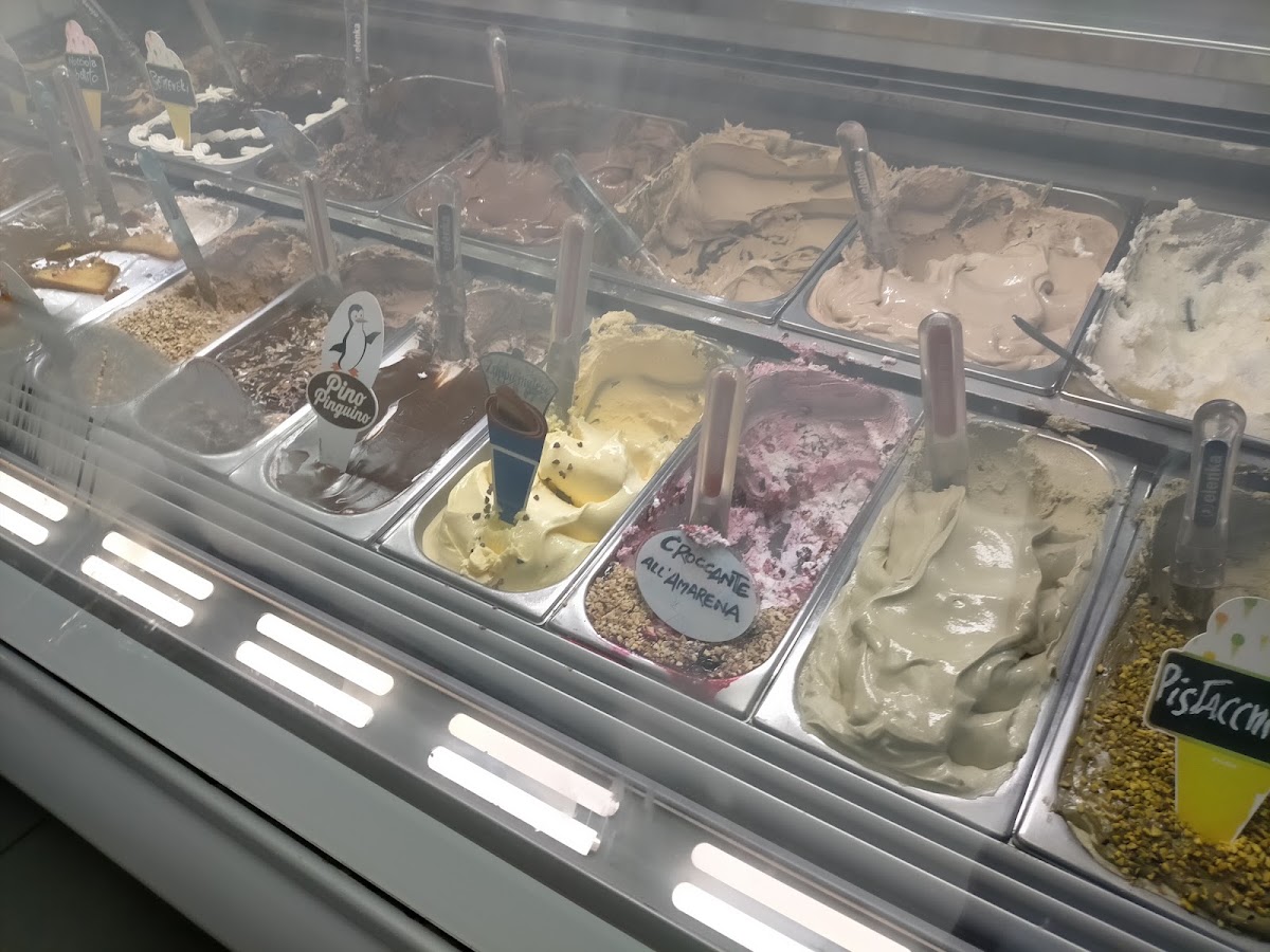 Il gelato servito.