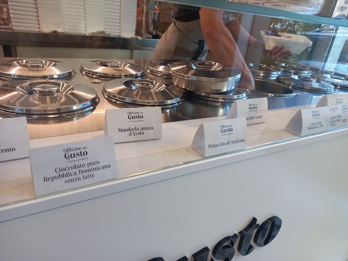 Un dettaglio del banco.
