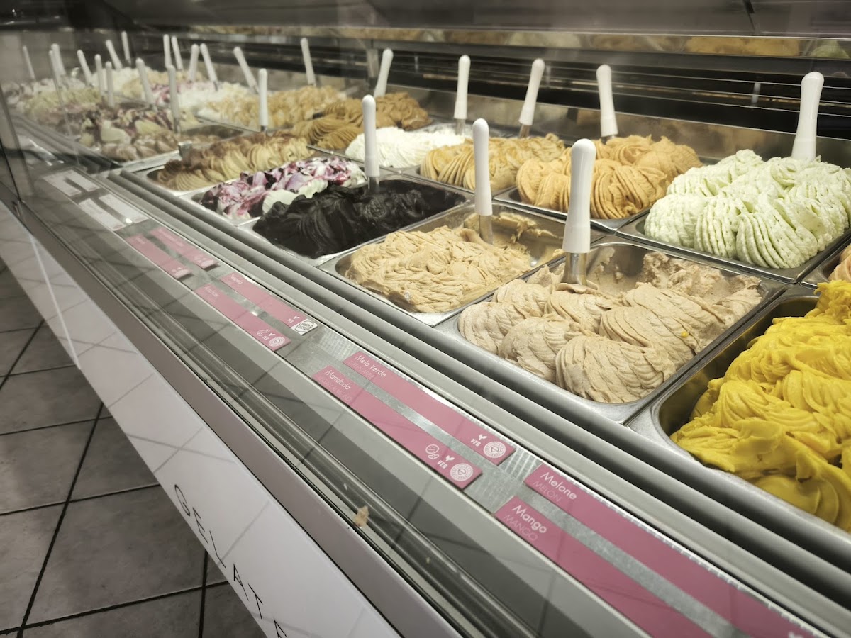 Il gelato servito.