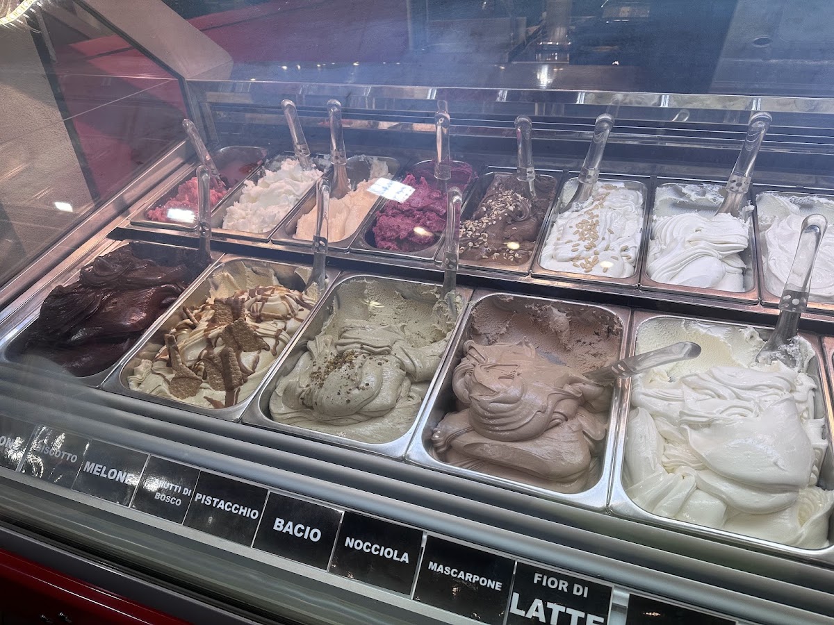 Un dettaglio del banco.