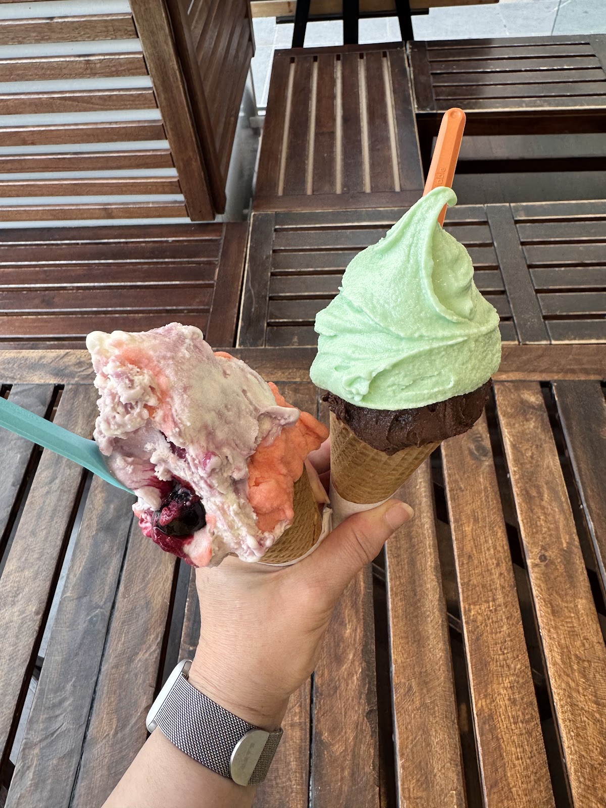 Il gelato della casa.
