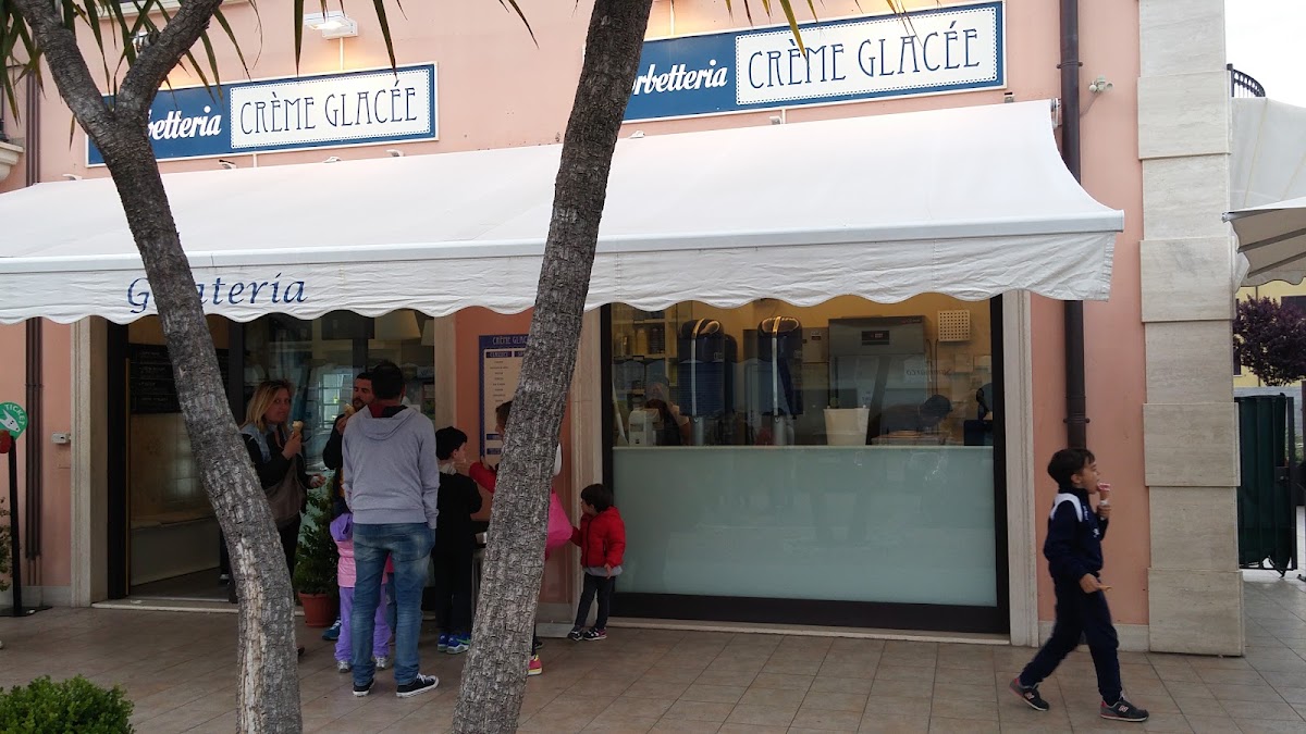 Un dettaglio del banco.