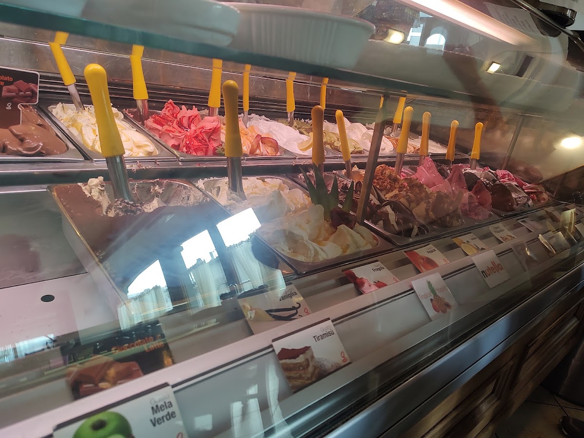 Il gelato servito.