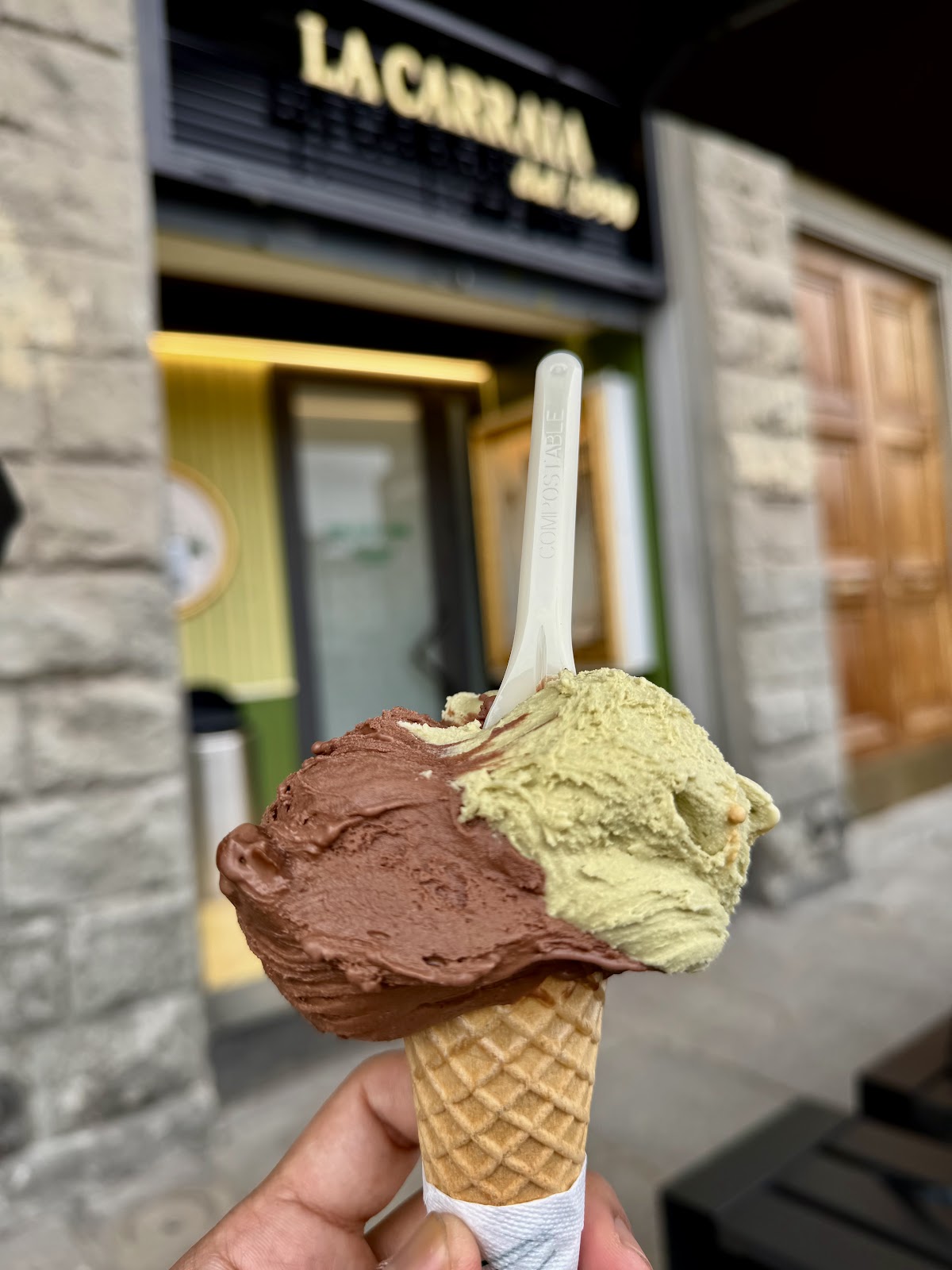 Il gelato della casa.
