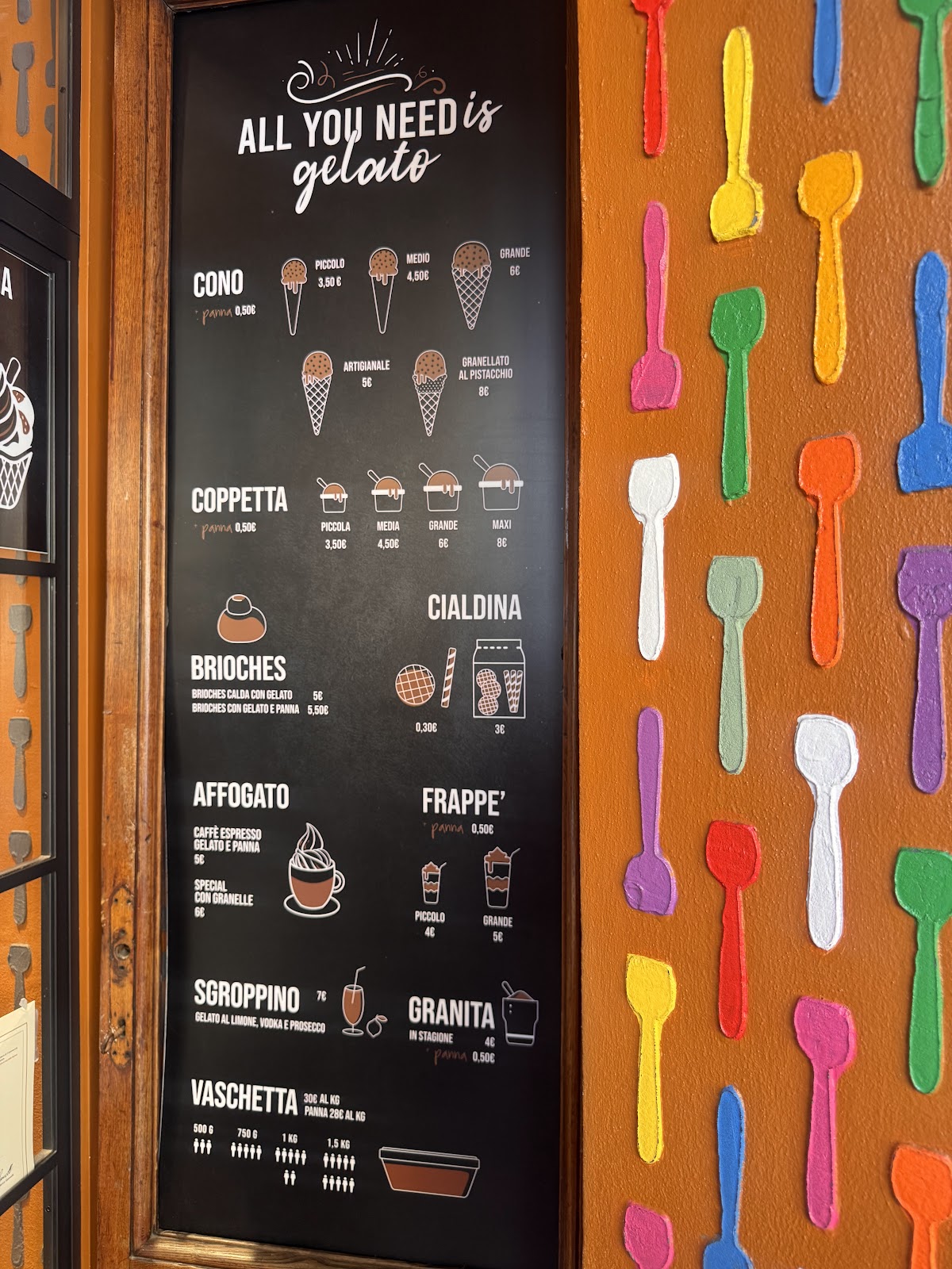 Il gelato della casa.