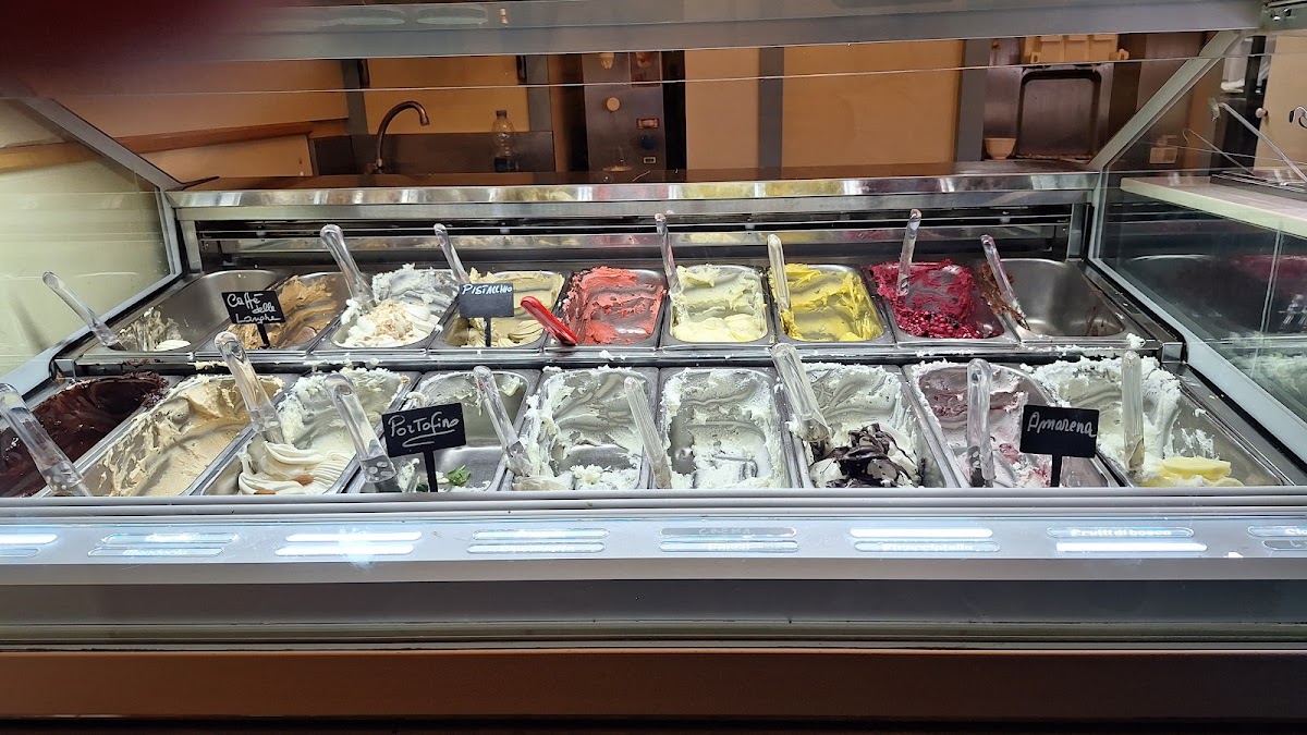 Il gelato servito.