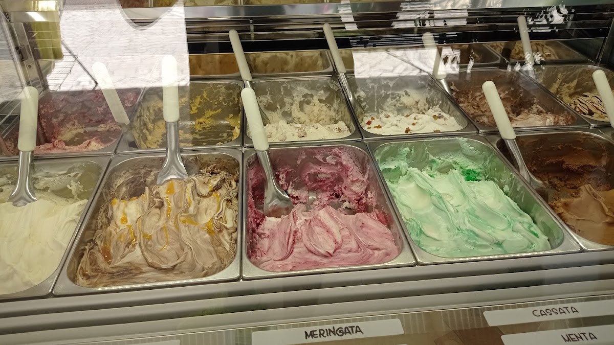 Il gelato servito.