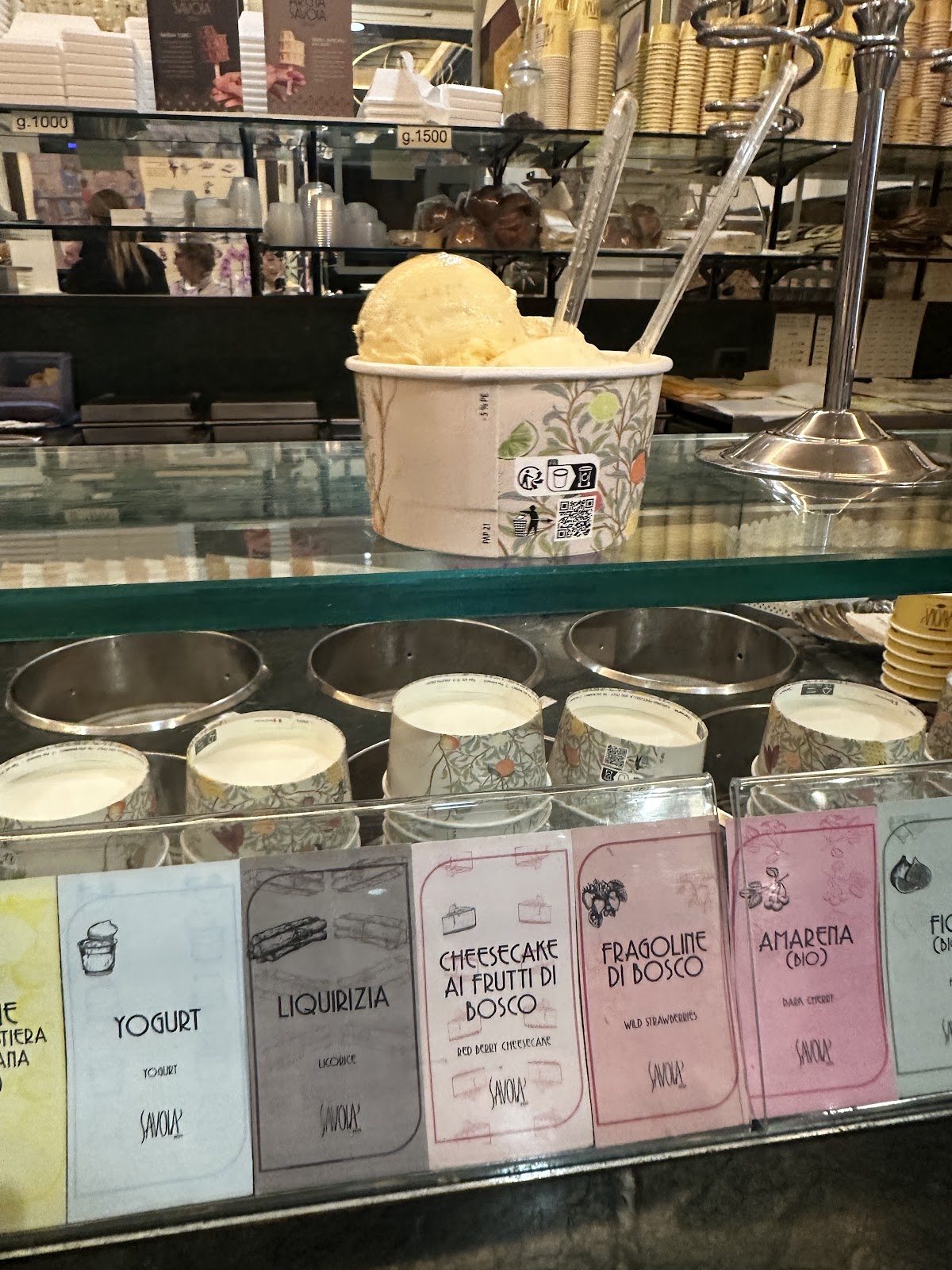 Il gelato della casa.
