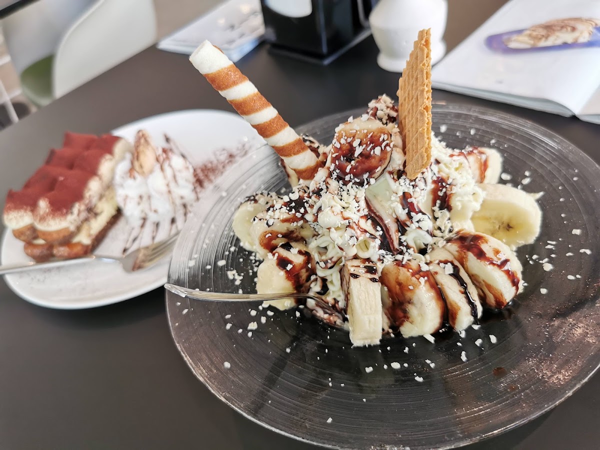 Il gelato servito.