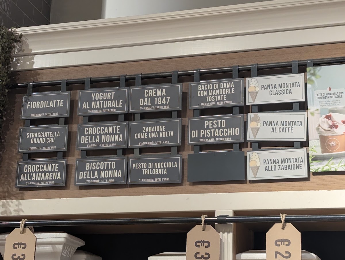 Il gelato della casa.