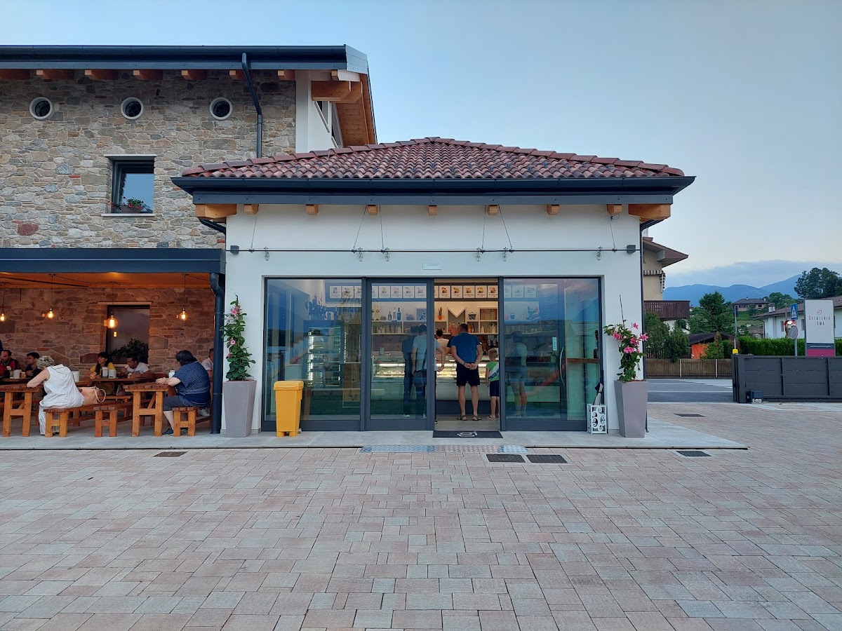 Il gelato servito.