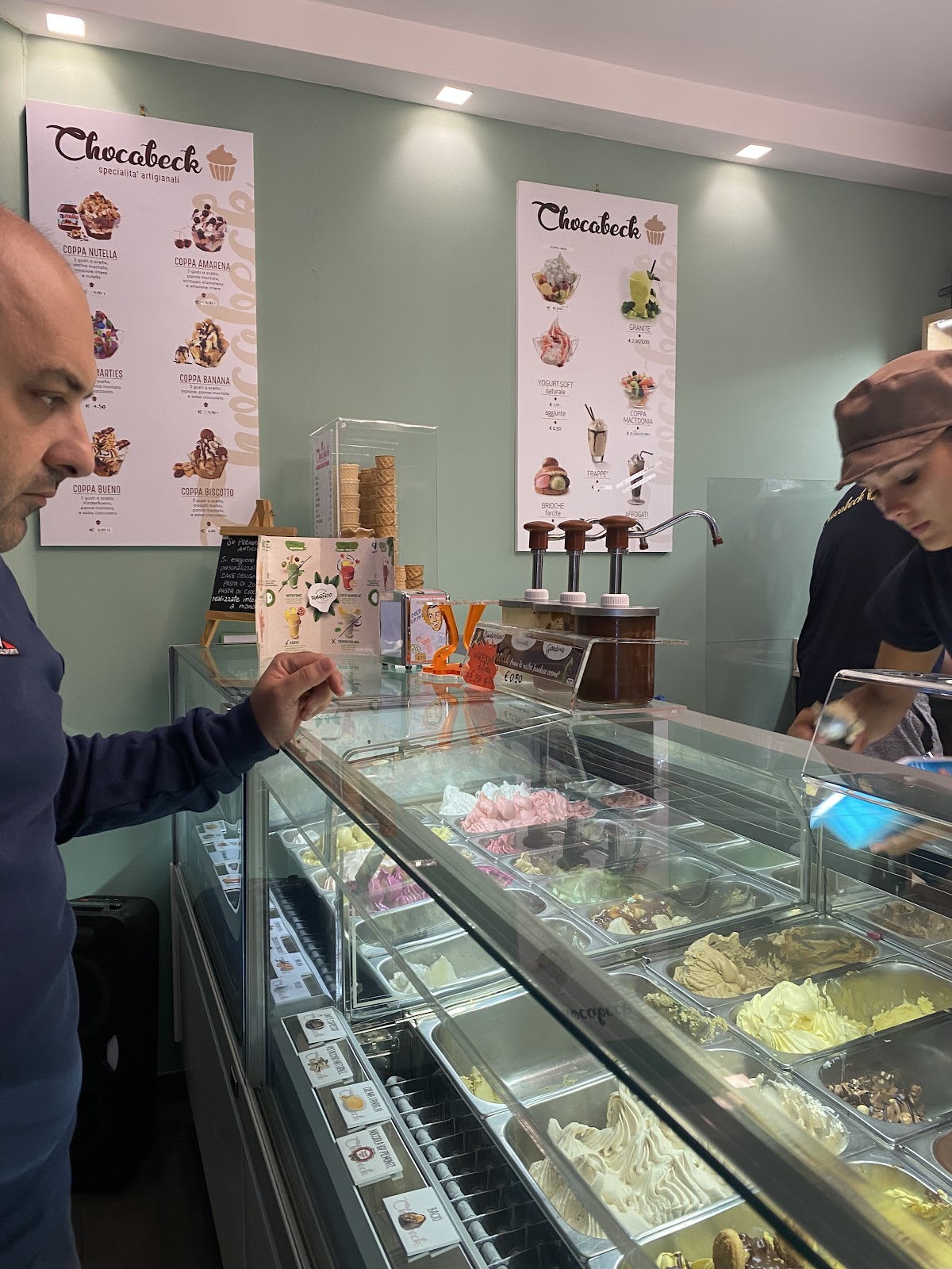 Il locale in servizio.