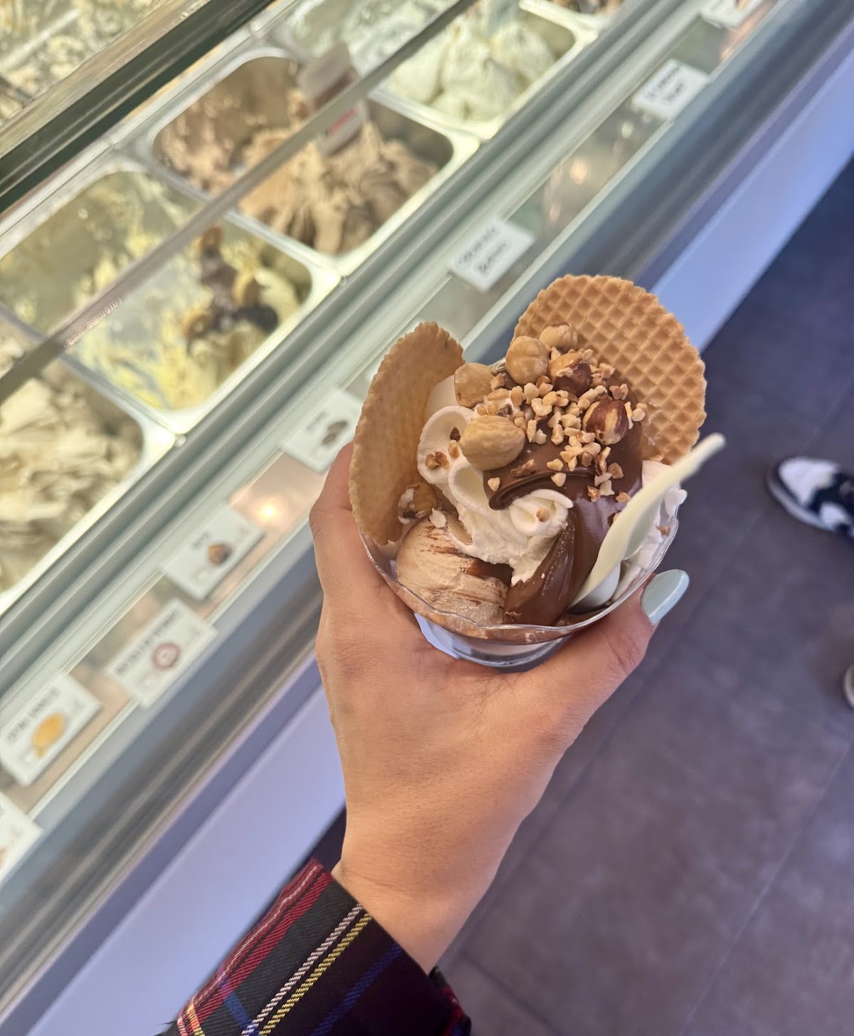 Il gelato della casa.