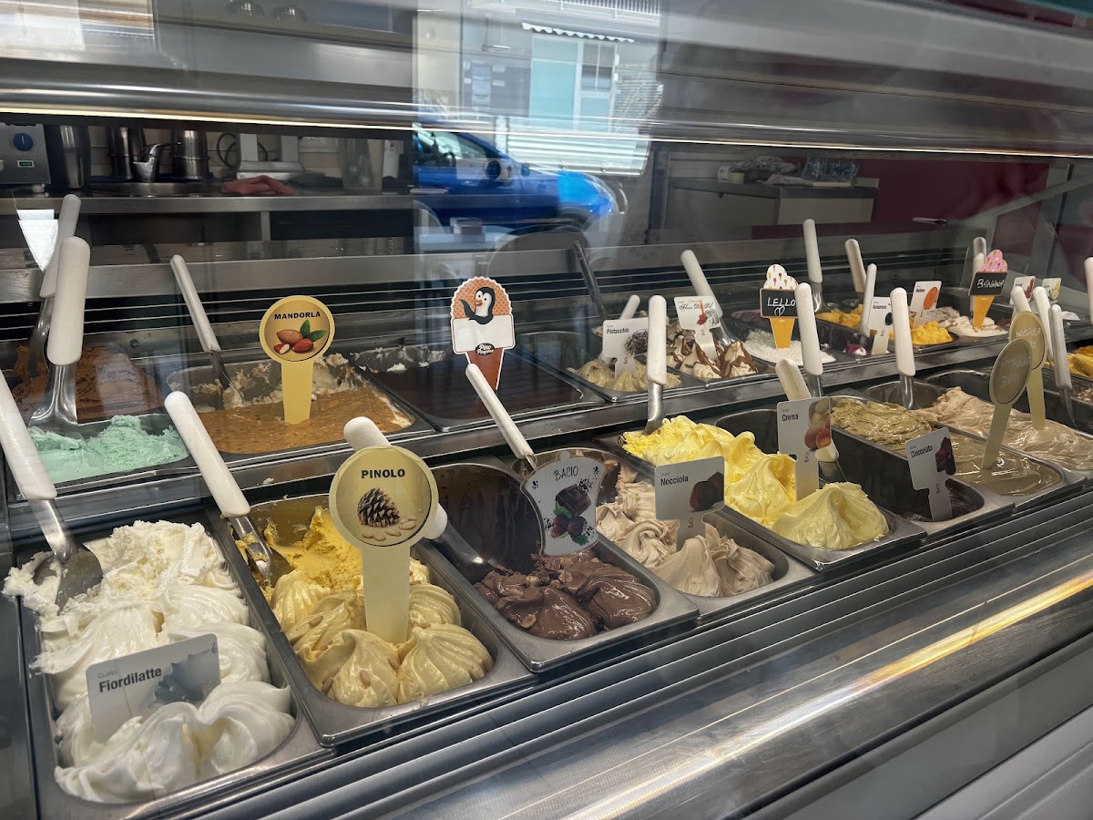 Il gelato servito.