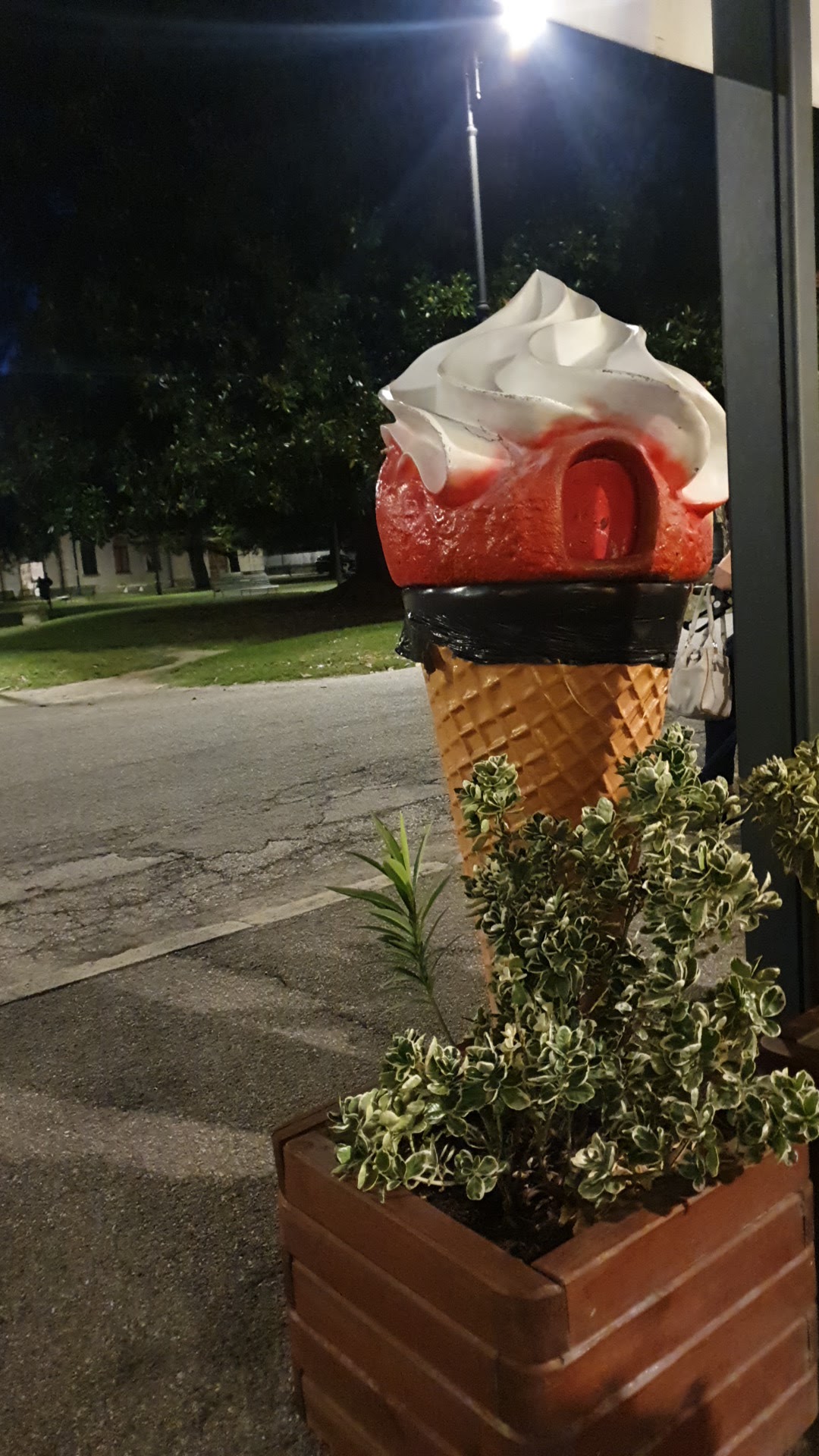 Il locale in servizio.