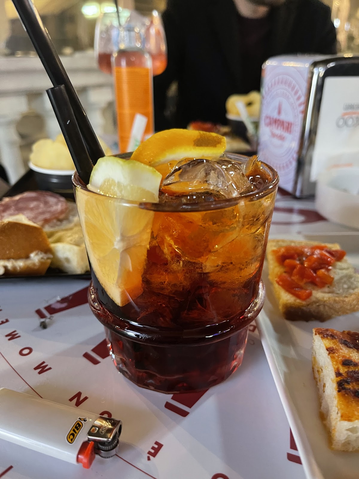 Il locale in servizio.