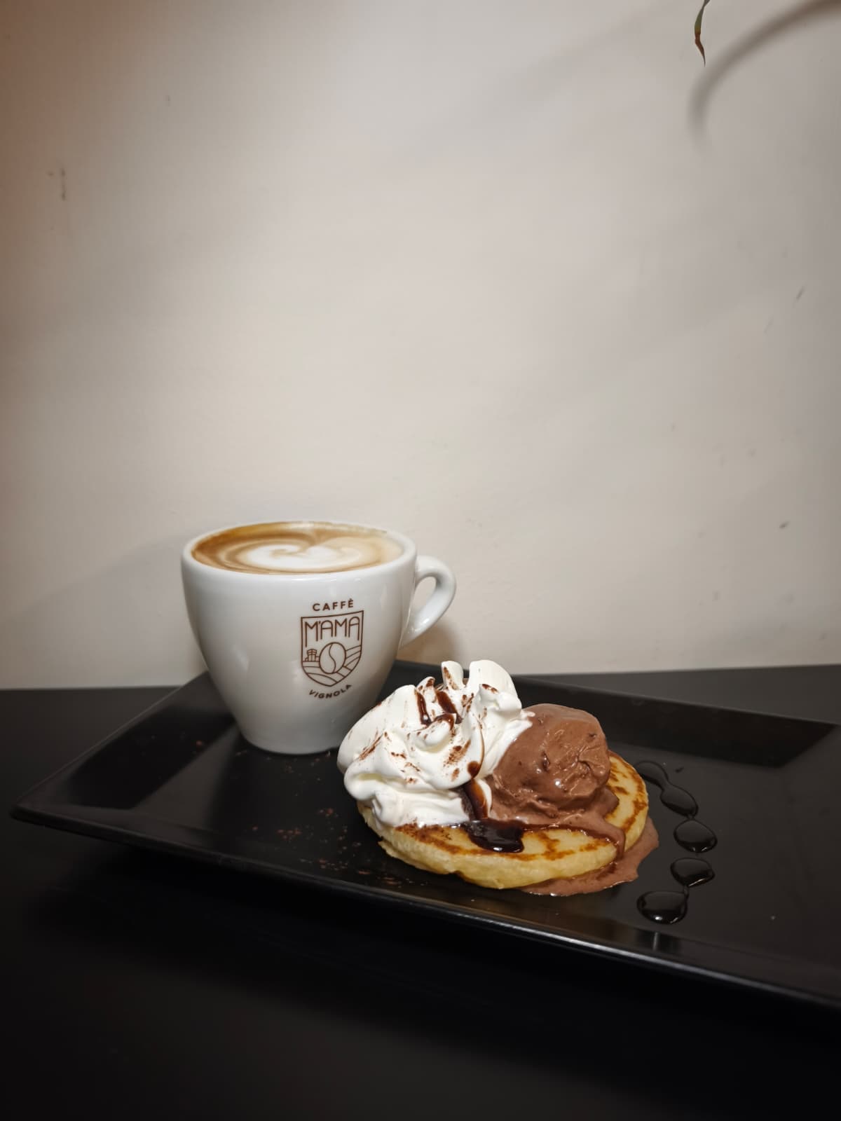 Il gelato servito.