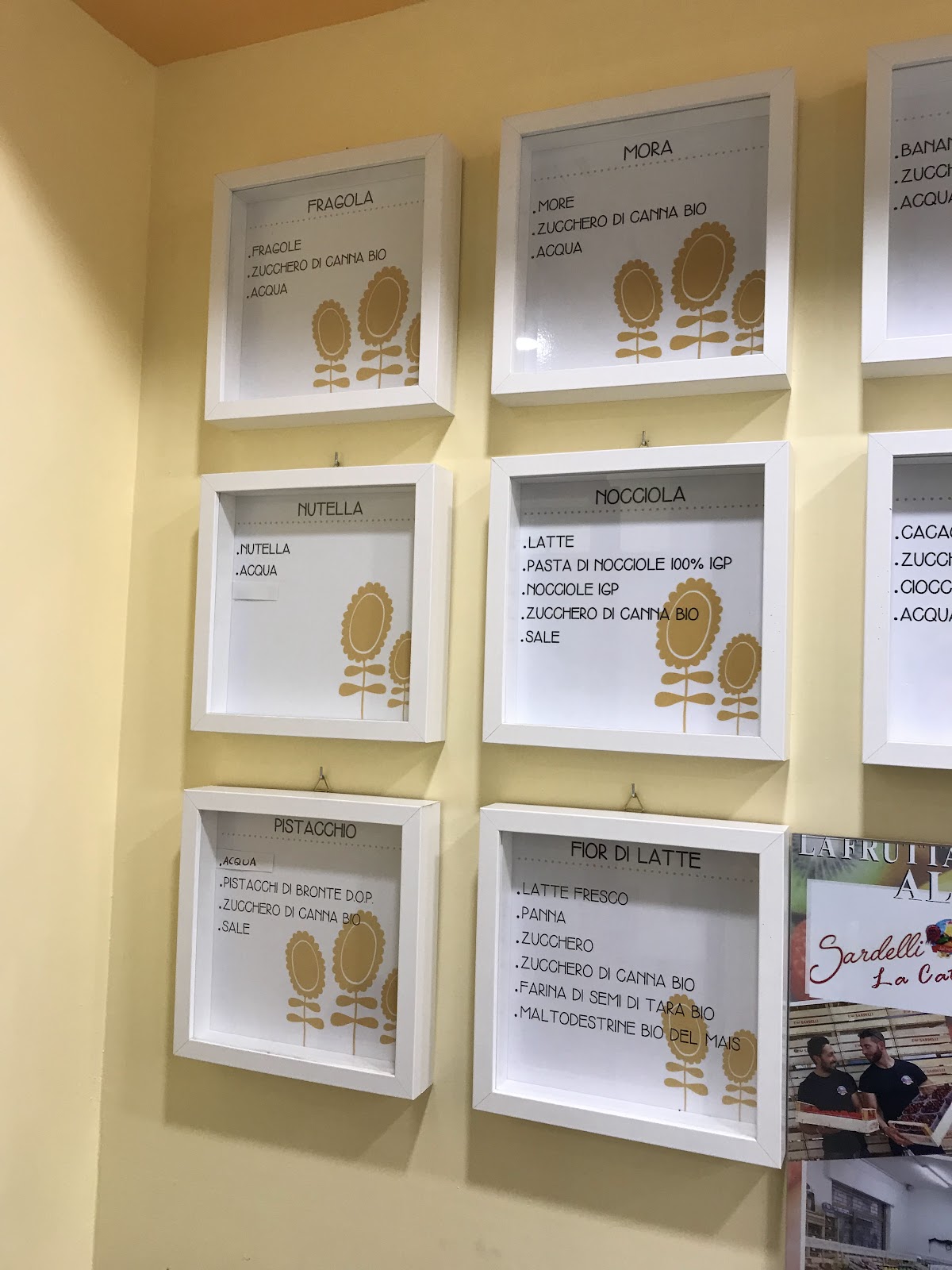 Il gelato della casa.