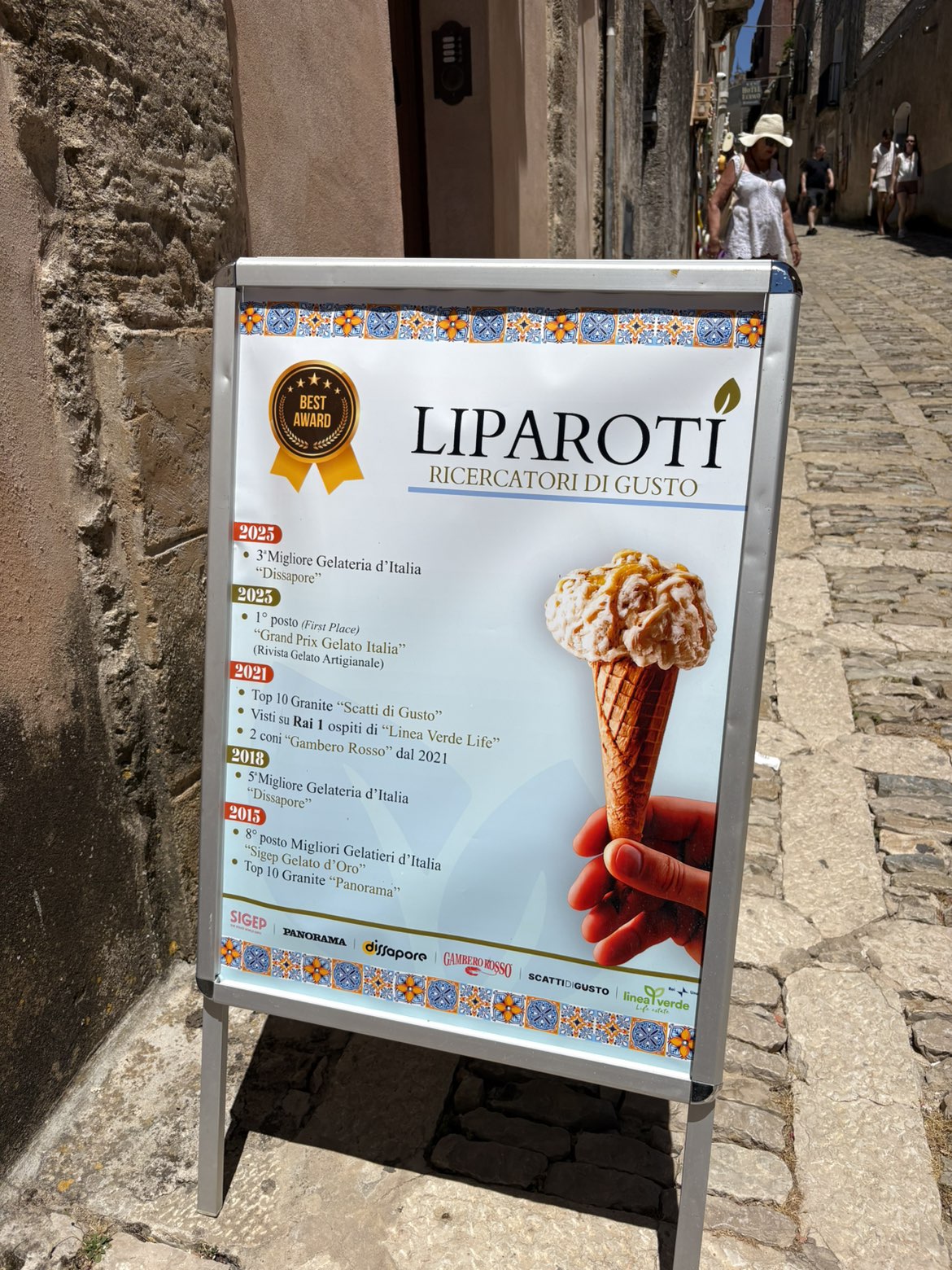 Il gelato della casa.