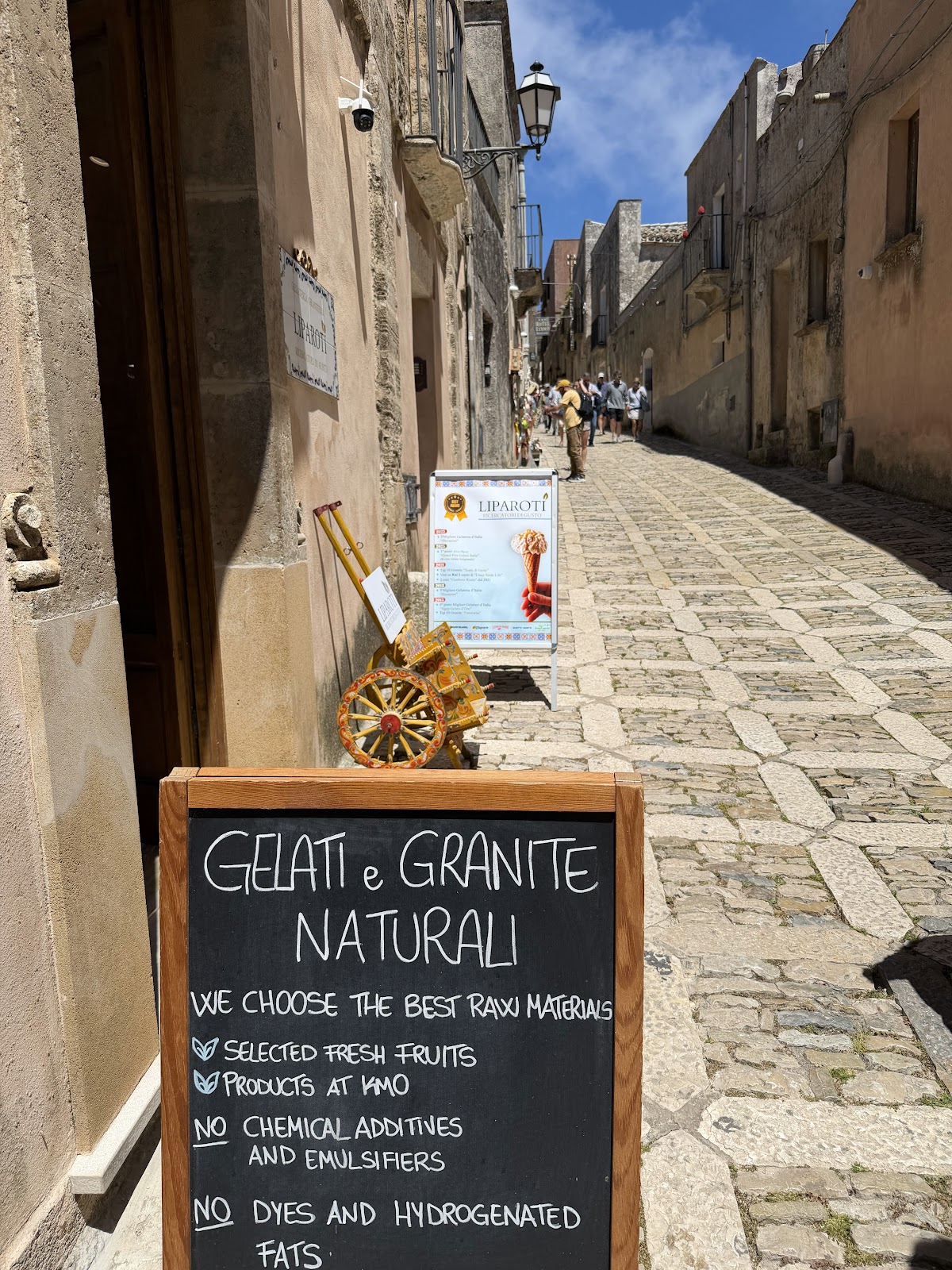 Il locale visto dall'interno.