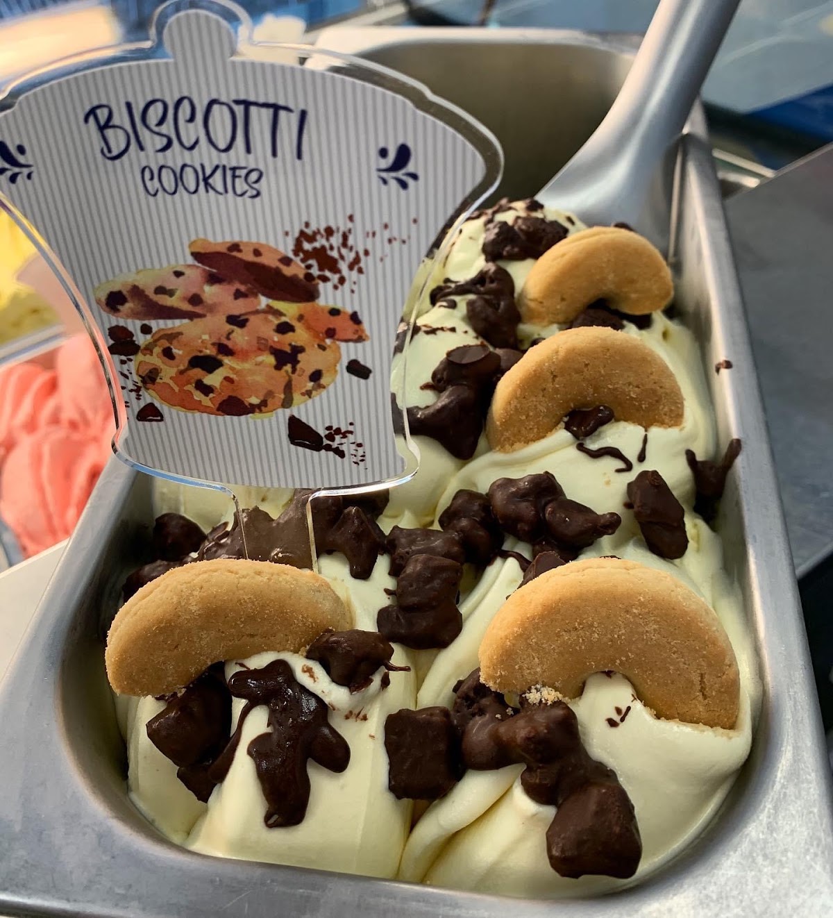 Il gelato servito.