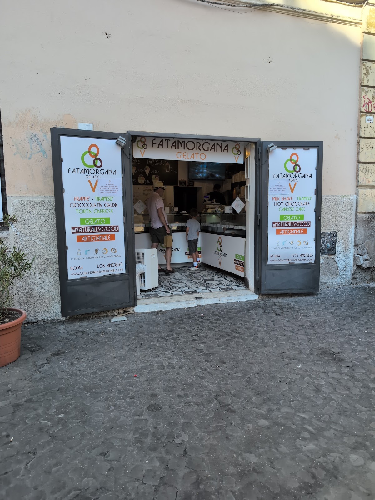 Il locale in servizio.