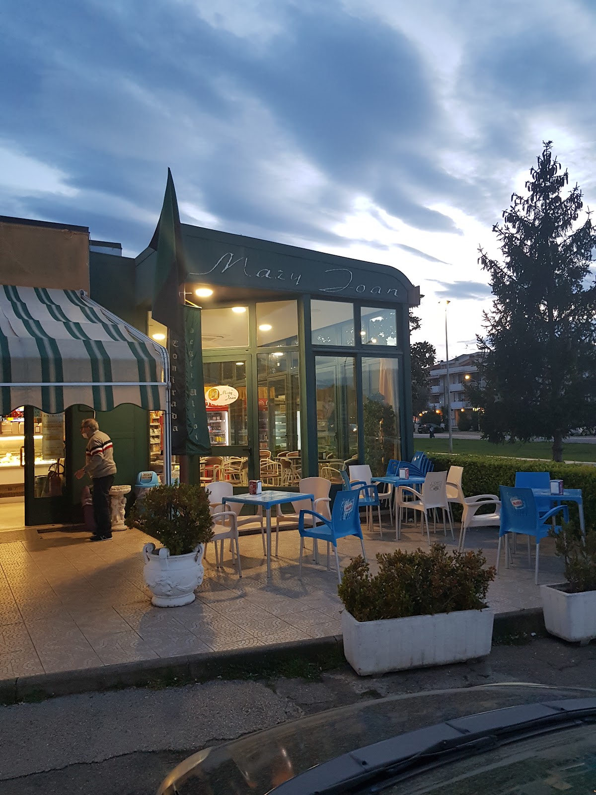 Il gelato servito.