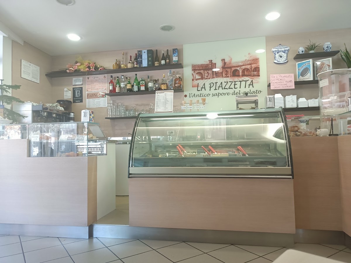 Il gelato servito.