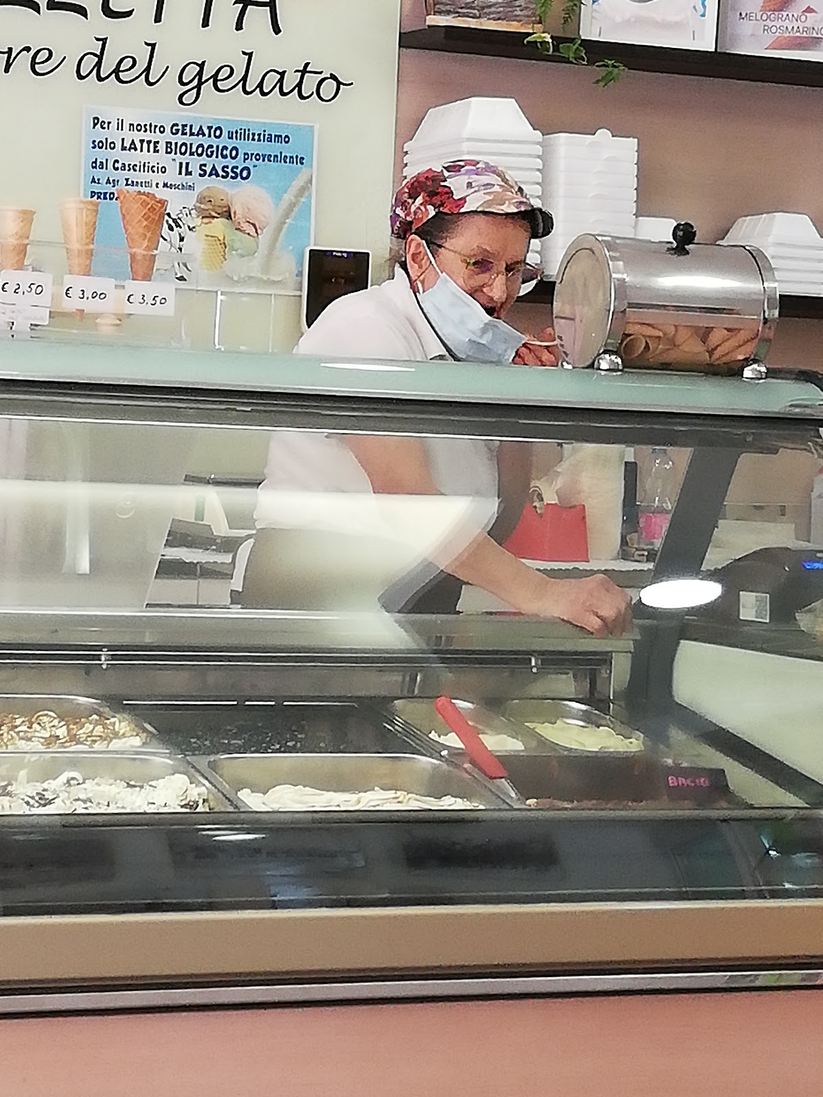 Il gelato della casa.