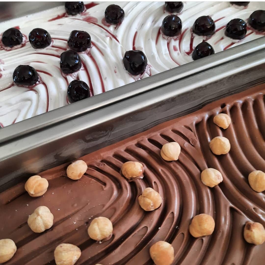 Il gelato servito.