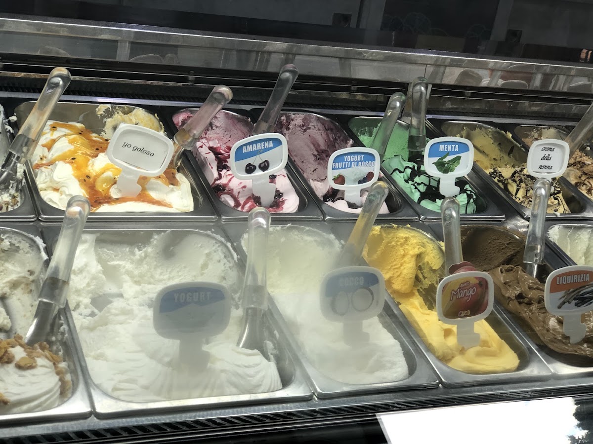 Il gelato servito.