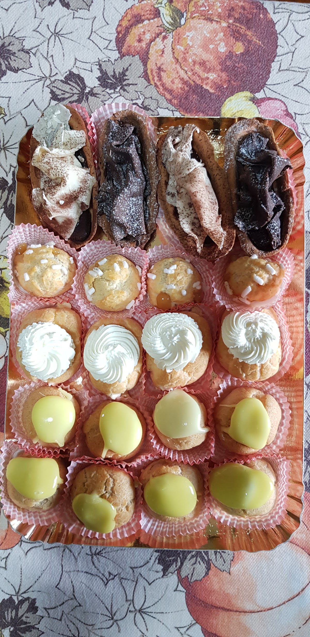 Il gelato servito.